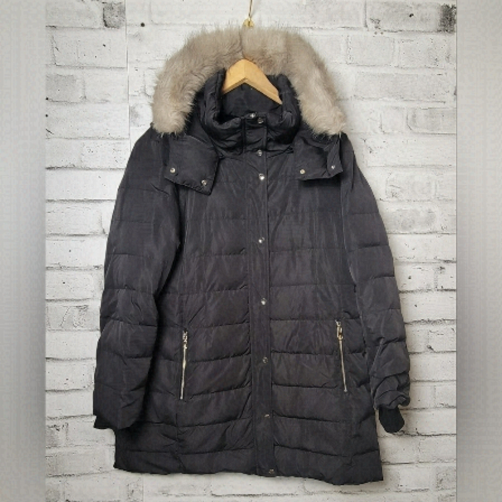 ZARA WATER-REPELLENT HOODED DOWN PUFFER JACKET